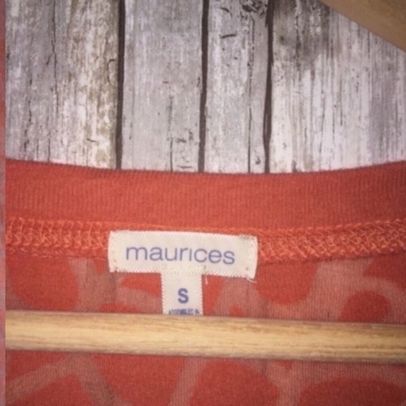 Maurices Orange Long Sleeve - Picture 4 of 4